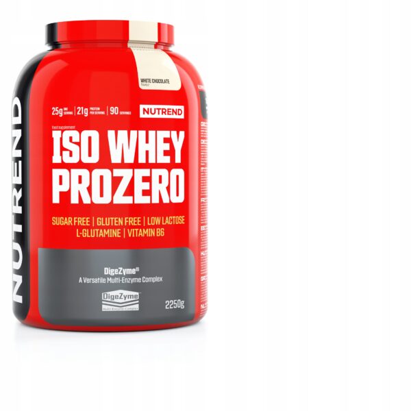 Nutrend Iso Whey Prozero 2250g izolat bialka