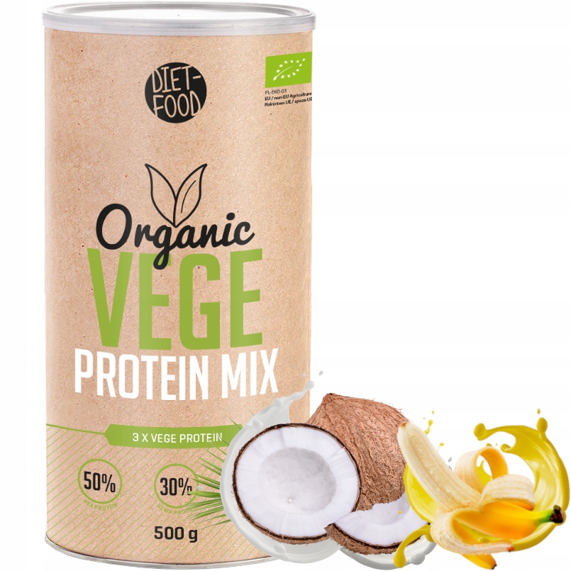 Diet-Food Vege Protein Mix kokos-banan 500