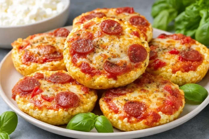 Pizzerinki z serka wiejskiego: sprawdzony przepis